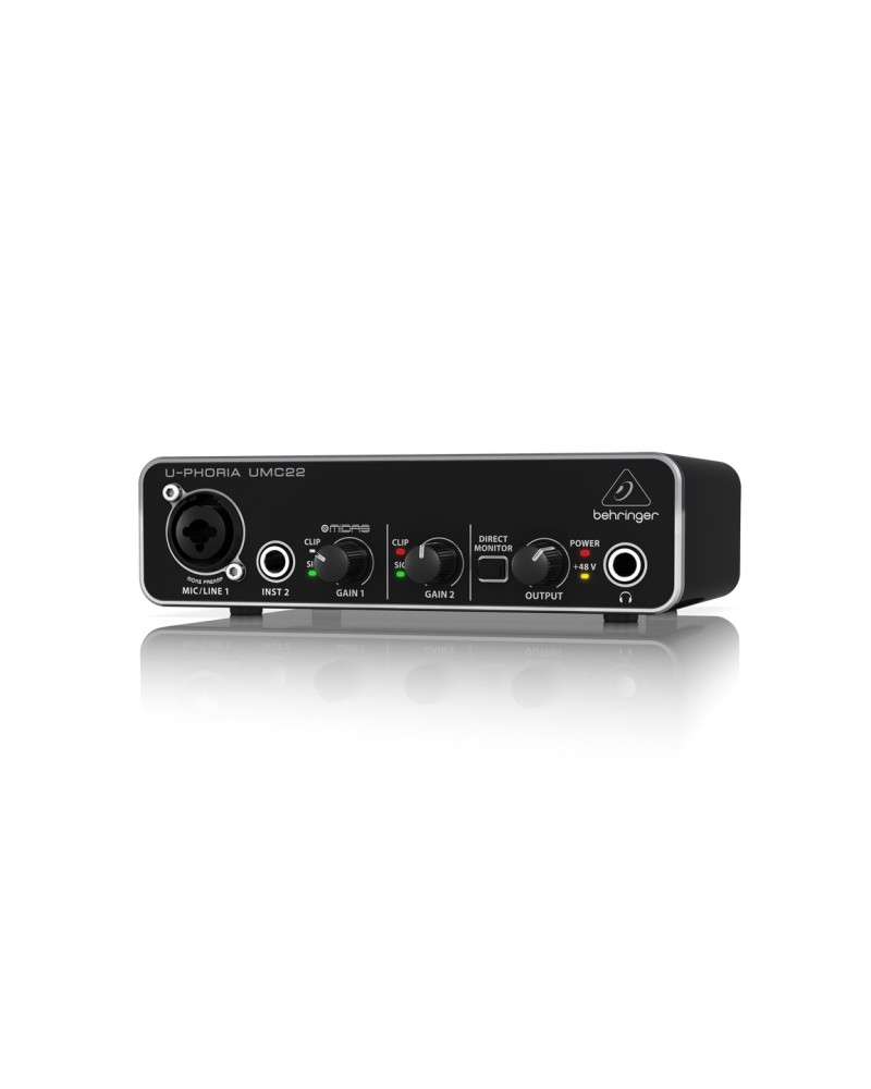 BEHRINGER - UMC22 - Interfaz de 1 Canal Pre Amplificado